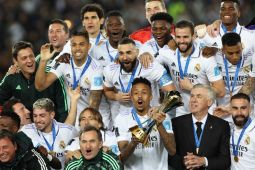 Real Madrid menangi Piala Dunia antar klub untuk kelima kali