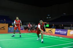 Apriyani/Fadia tunjukkan kualitas dengan samakan skor 2-2 lawan Thailand dalam laga BAMTC 2023