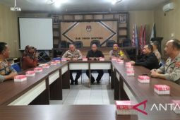 KPU Parigi kolaborasi dengan kepolisian kawal kerawanan pemilu