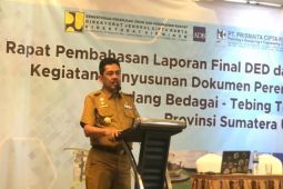 Pj.Wali Kota Tebing Tinggi hadiri rapat laporan Final DED