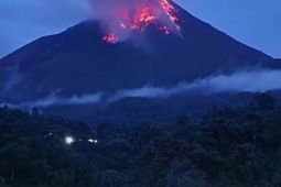 73 warga boleh pulang karena aman dari luncuran lava Karangetang