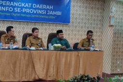 Kepala Dinas Kominfo Batanghari jadi pemateri Rakor Kominfo se-Provinsi Jambi