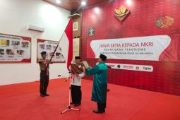Warga binaan perkara terorisme di Lapas Kalianda ikrar setia kepada NKRI