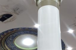 Plafon masjid Agung Abdya mulai bolong-bolong akibat bocor