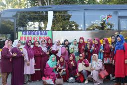 Pengurus Badan Kontak Majelis Taklim Kabupaten Merangin ikuti tasyakuran milad di Jakarta