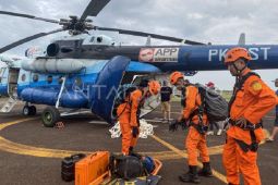 Evakuasi helikopter Polairud Polda Jambi