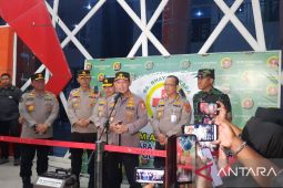 Kapolri kunjungi Kapolda Jambi di RS Bhayangkara