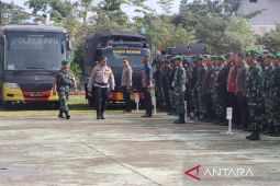 1.000 personel diterjunkan amankan kunjungan Presiden Jokowi ke IKN