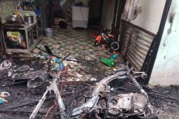 Rumah kontrakkan di Desa Maburai Tabalong terbakar