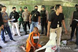 Polres Sukabumi Kota lakukan reka ulang kasus rudapaksa disertai pembunuhan