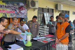 Polres Balangan musnahkan barang bukti 1000 butir Karisoprodol