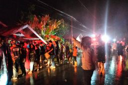Tiga rumah di Desa Takulat Tabalong terbakar
