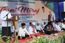 Bupati Merangin peringati Isra Miraj di Bangko