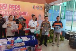 Ditreskrimsus Polda Babel ringkus dua pelaku pengoplosan gas elpiji bersubsidi