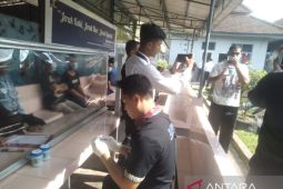 BNNP Babel periksa urine WBP kasus narkoba Lapas Tanjung Pandan