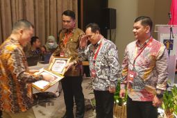 Kemenkumham Sumsel berikan penghargaan kepada media