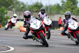 Puluhan pebalap muda ikuti seleksi Astra Honda Racing School