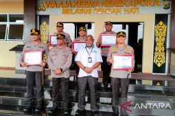 Lima Polres di Papua Barat terima penghargaan dari Ombudsman