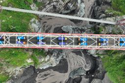 BBPJN uji pembebanan Jembatan Besuk Kobokan di Lumajang