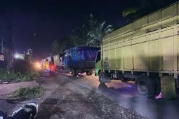 Kemacetan jalan di Tembesi-Sarolangun Jambi makin parah
