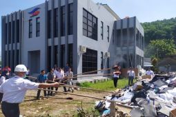 PT Jasa Raharja Banten Hadiri Pemusnahan Bonggol-Bonggol Tiket di Kantor ASDP Merak