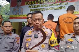 Polresta Samarinda amankan jukir ancam warga dengan sajam