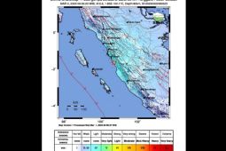 Gempa bumi darat M5,6 di wilayah Lengayang Sumbar akibat aktivitas subduksi