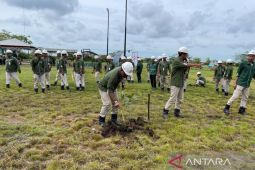PT Tri Buana peringati bulan K3 dengan deklarasi komitmen dan tanam pohon