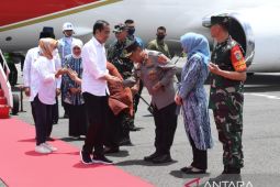 Presiden Jokowi tiba di Bandung untuk resmikan 4 proyek infrastruktur