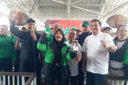 Pengemudi daring Surabaya-Sidoarjo deklarasikan dukung Ganjar Pranowo