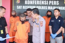 Polres Majalengka tangkap 8 tersangka pencuri kendaraan bermotor