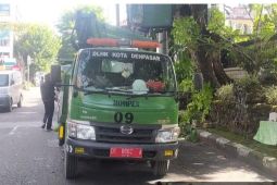 DLHK Kota Denpasar pangkas pohon perindang di jalur parade ogoh-ogoh