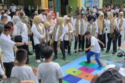 Ibu Negara edukasi sekolah sehat di Bandarlampung