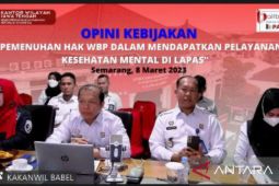 Kakanwil Harun Sulianto Ikuti Diskusi Pelayanan Kesehatan Mental di Lapas