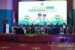 130 calon kades di Bogor lakukan deklarasi damai jelang hari pencoblosan