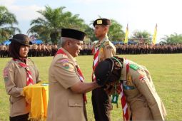 1.795 anggota Pramuka ikuti kegiatan Perimtaq ke - 14 di Padang Lawas