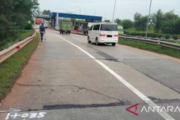 Jasa Marga lakukan pengecoran di tol Purbaleunyi subuh antisipasi kemacetan
