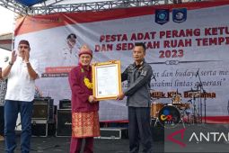 Kemenkumham Babel: "Perang Ketupat" di Tempilang telah dicatatkan sebagai Kekayaan Intelektual Komunal