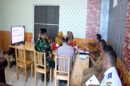 Plt.Sekda Tebing Tinggi ikuti Zoom Meeting rapat koordinasi pengendalian inflasi daerah