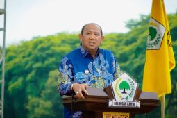 Syah Afandin hadiri pelantikan Partai Golkar Langkat