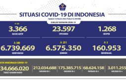 Angka kesembuhan COVID-19 di Indonesia bertambah 251 orang