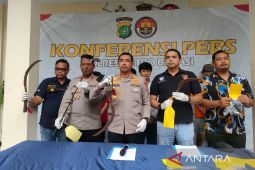 Polres Bekasi berhasil ringkus enam pencuri yang viral di media sosial