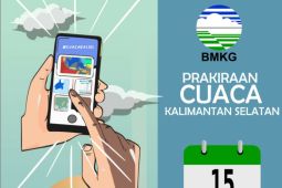 BMKG memprediksi empat kota/kabupaten terdampak hujan lebat
