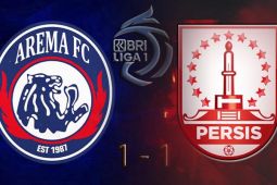 Liga 1- Arema FC seri 1-1 lawan Persis Solo