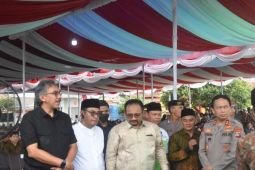 Pj Gubernur Ridwan Djamaluddin banggakan kohesi sosial masyarakat Babel kepada Menag RI