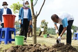 BBWS Bengawan Solo tanam pohon dan buat biopori di Magetan