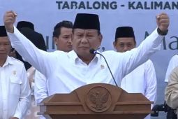 Prabowo akui harus belajar mimpin negara dari Presiden Jokowi