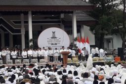 Prabowo Subianto dapat sambutan meriah dari warga Tabalong