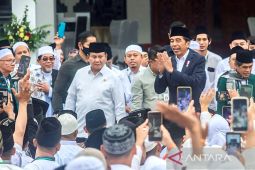 Prabowo akui harus belajar mimpin negara dari Presiden Jokowi