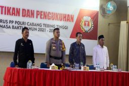 Plt.Sekdako hadiri pelantikan PP Polri Cabang Tebing Tinggi